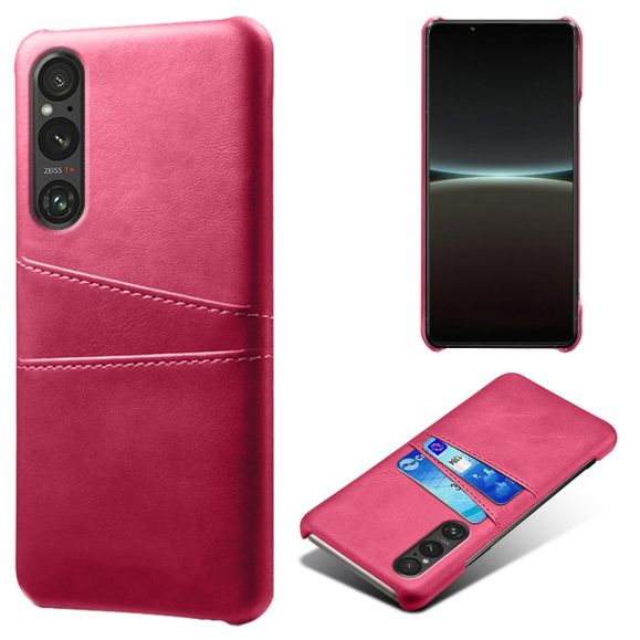 Coque Sony Xperia 1 V Simili Cuir Basique