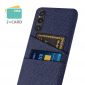 Coque Sony Xperia 1 V Tissu Porte-Cartes