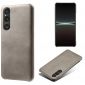 Coque Sony Xperia 1 V Simili Cuir Basique