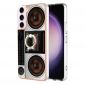 Coque Samsung Galaxy S23 Rétro Sound avec Support Anneau