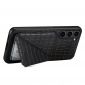 Coque Samsung Galaxy S23 Sleek Croc avec Porte-Carte