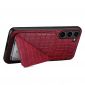 Coque Samsung Galaxy S23 Sleek Croc avec Porte-Carte