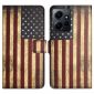 Housse Xiaomi Redmi Note 12 4G Drapeau Américain Vintage