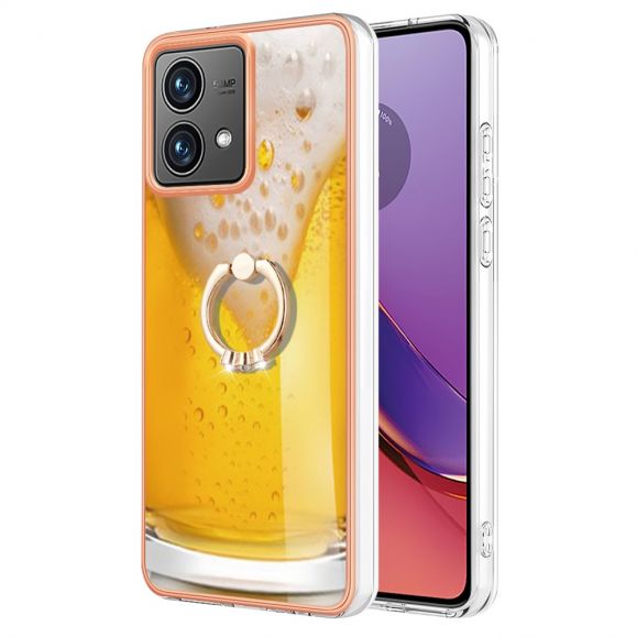 Coque Moto G84 5G Cheers Mate avec Support Anneau