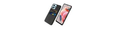 Coque Xiaomi Redmi Note 12 Tissu Porte-Cartes