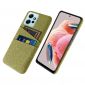 Coque Xiaomi Redmi Note 12 Tissu Porte-Cartes