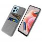 Coque Xiaomi Redmi Note 12 Tissu Porte-Cartes