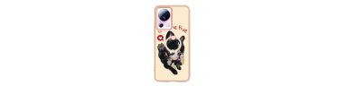 Coque Xiaomi 13 Lite Give Me Five Dog avec Support Anneau