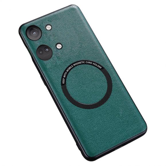 OnePlus Nord 3 5G - Coque Simili Cuir avec Cercle
