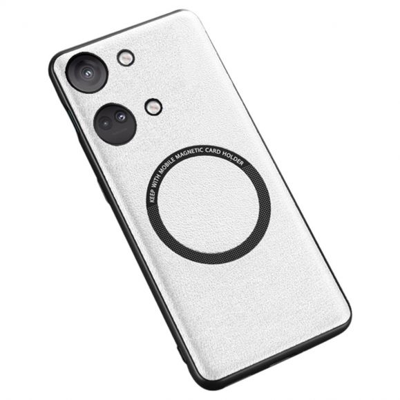 OnePlus Nord 3 5G - Coque Simili Cuir avec Cercle