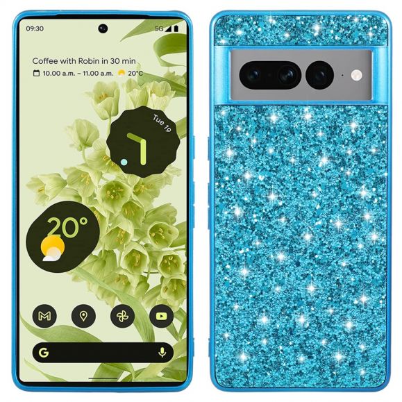 Coque Google Pixel 7a Paillettes Glamour