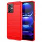 Coque Xiaomi Redmi Note 12 5G / Poco X5 5G effet brossé silicone