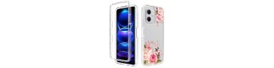 Xiaomi Redmi Note 12 5G / Poco X5 5G - Coque Fleurs Rose