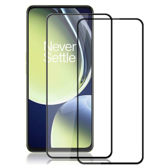 OnePlus Nord CE 3 Lite 5G - Protections d'écran en verre trempé Full Size (2 pièces)