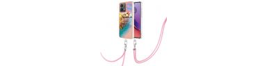 Moto G84 5G - Coque Never Stop Dreaming à cordon