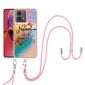 Coque Moto G84 5G Never Stop Dreaming à cordon