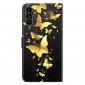 Housse Samsung Galaxy A05s Papillons volants dorés