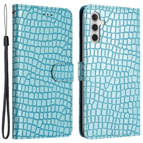 Housse Samsung Galaxy A05s Croco Chic avec Lanière