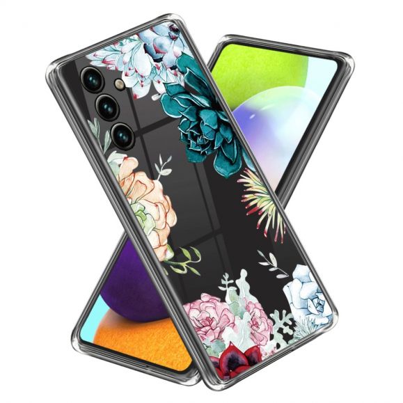 Samsung Galaxy A05s - Coque variété de fleurs