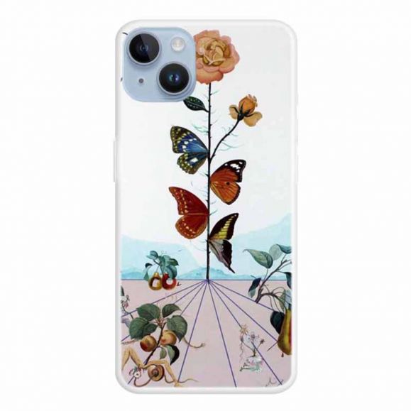 iPhone 15 - Coque Papillons Colorés