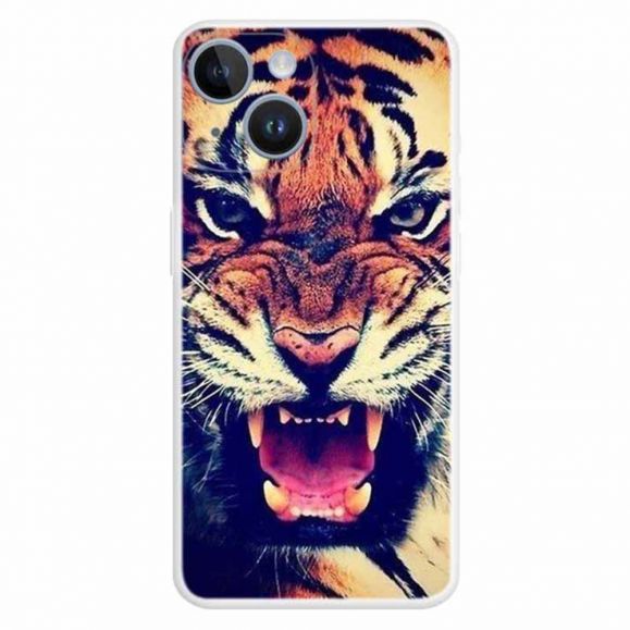 iPhone 15 - Coque Tigre Féroce