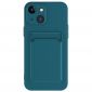 Coque iPhone 15 en silicone porte-carte