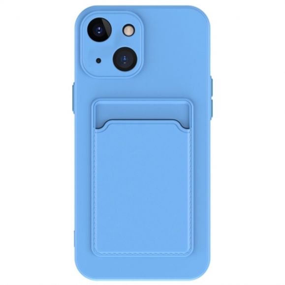 Coque iPhone 15 en silicone porte-carte