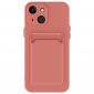 Coque iPhone 15 en silicone porte-carte