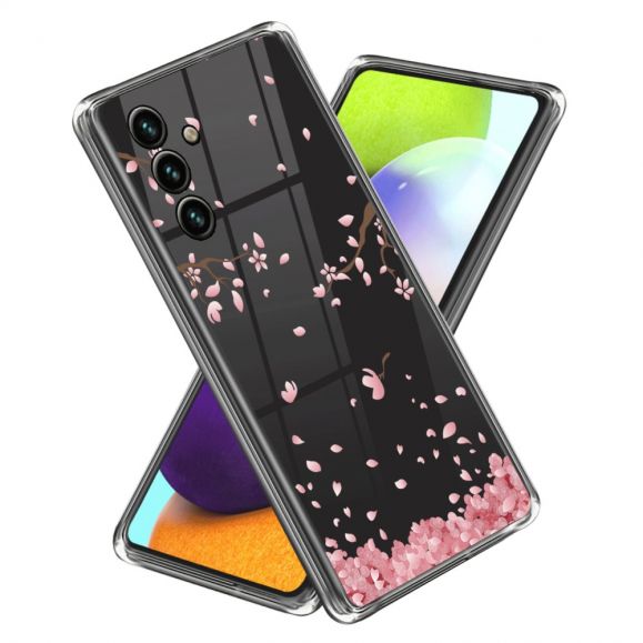 Samsung Galaxy A25 5G - Coque pétales de fleurs