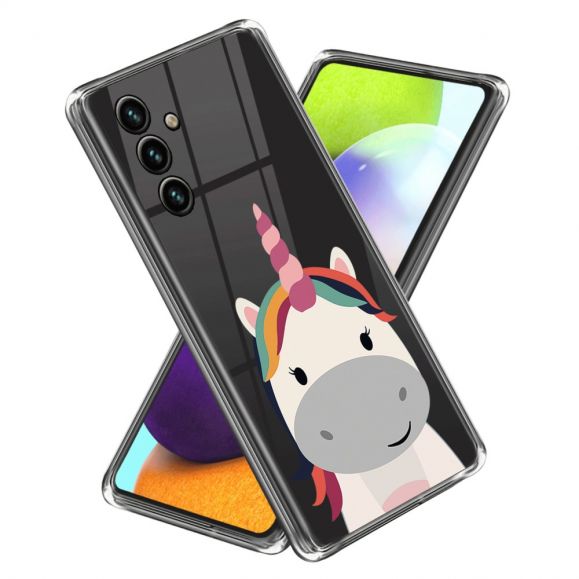 Samsung Galaxy A25 5G - Coque Illustration Licorne