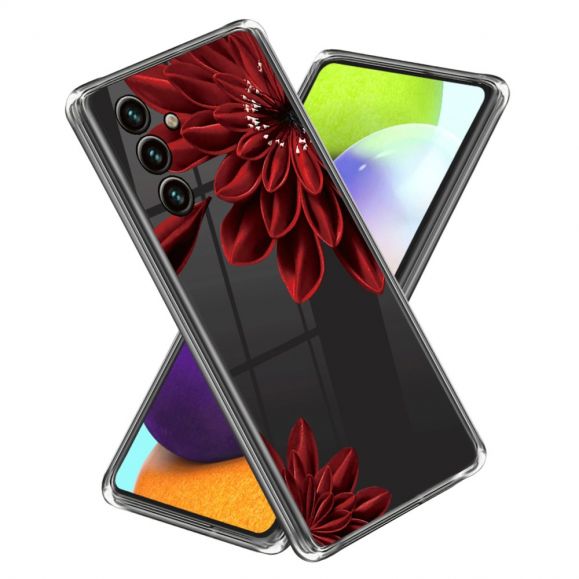 Samsung Galaxy A25 5G - Coque Pétales Rouges