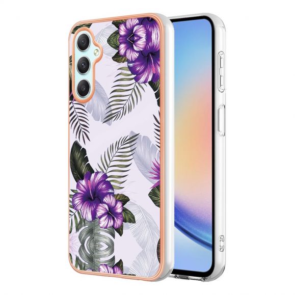 Samsung Galaxy A25 5G - Coque Fleurs Exotiques