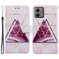 Housse Moto G84 5G Design Triangles