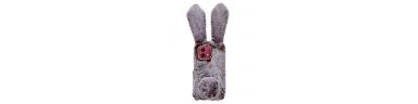 Moto G84 5G - Coque Lapin Fausse Fourrure