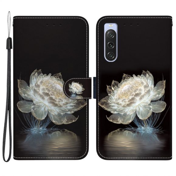 Housse Sony Xperia 10 V Lotus Nocturne