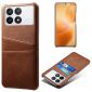 Coque Poco X6 Pro Porte Cartes Simili Cuir Basique