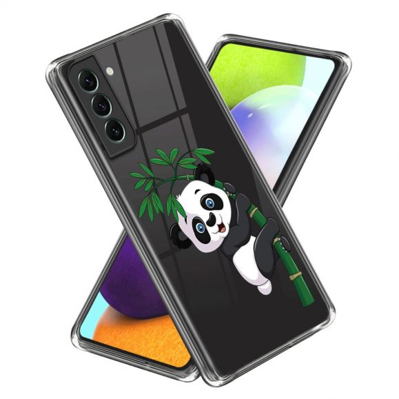 Samsung Galaxy S24 - Coque Panda sur bambou