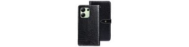 Xiaomi Redmi Note 13 - Housse en simili cuir crocodile