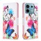 Housse Xiaomi Redmi Note 13 Pro 5G / Poco X6 papillons et fleurs colorées