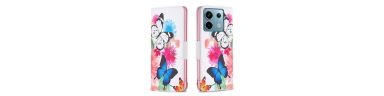 Xiaomi Redmi Note 13 Pro 5G / Poco X6 - Housse papillons et fleurs colorées