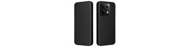 Xiaomi Redmi Note 13 Pro 5G / Poco X6 - Housse simili cuir fibre de carbone