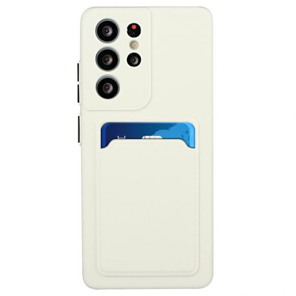 Coque Samsung Galaxy S24 Ultra silicone porte-carte