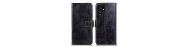 Samsung Galaxy S24 Ultra - Housse effet cuir luxueux coutures