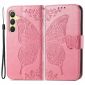 Housse Samsung Galaxy S24 Plus Papillon Relief