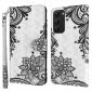 Samsung Galaxy S24 Plus - Housse Fleurs Dentelle