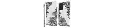 Samsung Galaxy S24 Plus - Housse Fleurs Dentelle