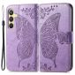 Housse Samsung Galaxy S24 Plus Papillon Relief