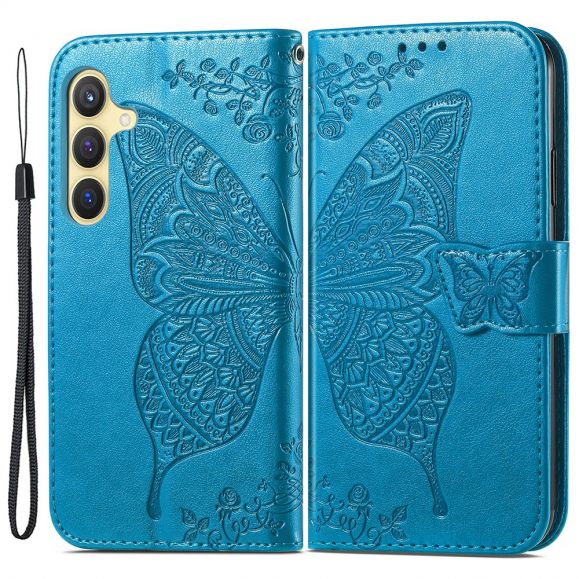 Housse Samsung Galaxy S24 Plus Papillon Relief