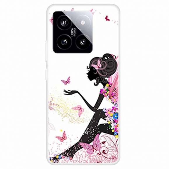 Xiaomi 14 - Coque Femme Papillon