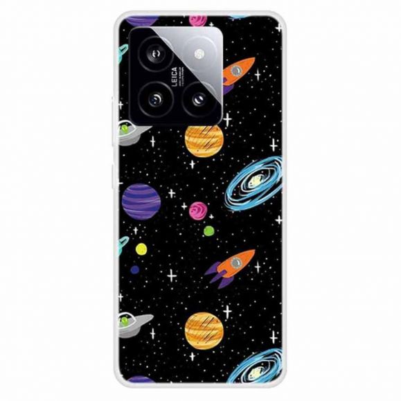 Xiaomi 14 - Coque illustration espace